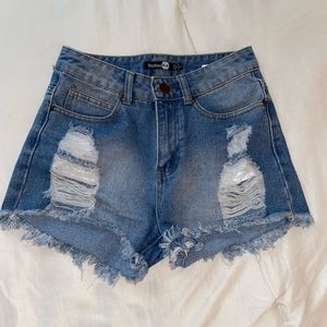 Boohoo Jean Shorts